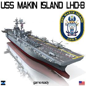 USS Makin Island LHD 8 & F 35-CH53-CH46-AV 8B